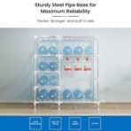 StarAndDaisy Kids FoldableWardrobe with Cover & Drawers/Portable Almirah for Clothes, Shoes, Accessories/Space-Saving Closet with Side Pockets & Hanging Rod (Elegance) - Fast Shipping to USA & Canada - Image 7