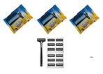 Gillette Guard One Razor & Cartridge 12 pcs in A pack (Pack of 3) by Rmr JaiHind - Fast Shipping to USA & Canada