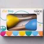 1st Step Wooden Maracus Toys (Blue & Yellow) - Fast Shipping to USA & Canada - Image 5
