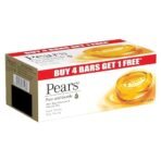 Pears Pure & Gentle Soap Bar (Buy 4 get 1 free) - With Glycerin for Soft, Glowing Skin & Body, Paraben-Free Body Soaps For Bath - Fast Shipping to USA & Canada - Image 3