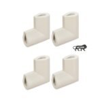 KIDS STATION? Baby Proofing Corner Protector for Kids Safety, Made in India Rubber Edge for Sharp Furniture Edges and Corners, A Baby Safety Product (Corner Guards, 4 pcs, U-Shape, Off-White) - Fast Shipping to USA & Canada