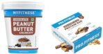 MYFITNESS Peanut Butter & PRO.FITNESS Protein Bar 510g + 6x34g | Crunchy Choco & Protein Bars - Fast Shipping to USA & Canada - Image 2
