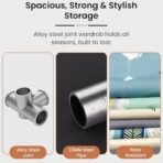 StarAndDaisy Collapsible Wardrobe for Clothes/Storage Organizer Wardrobe for Multipurpose, Cloth, Shoes, Books Organizer - Fast Shipping to USA & Canada - Image 7