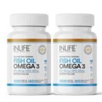 INLIFE Fish Oil Omega 3 1000mg - 120 Softgels - Fast Shipping to USA & Canada - Image 2
