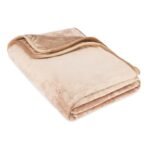 haus & kinder Kids Blanket ? 450 GSM Super Soft Fur Blanket for Babies & Kids (Up to 12 Years), 150x230 cm, Brown 1 Piece - Fast Shipping to USA & Canada - Image 2