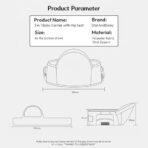 StarAndDaisy Baby Carrier for 0 to 3 Year Baby / 3-In-1 Baby Carrier withMulti Carry Positions Front & Back / Ergonomic Baby Carry Bags with Waist Straps, Padded Shoulder Support & Storage Pockets -Dark Blue. - Fast Shipping to USA & Canada - Image 7