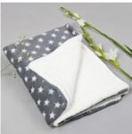 First Kick Baby Blanket New Born Pack of Wrapper Durable Polyester Cum Baby Crib Sheet for Baby Boys and Baby Girls, 107 cm X 85 cm, 0-12 Months Grey - Fast Shipping to USA & Canada - Image 2