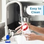 Mee Mee Squeezy Silicone Spoon Food Feeder for Babies of 6 to12 Months with in-Built Stand | BPA Free Material with Food Grade Silicone Tip (Red) - Fast Shipping to USA & Canada - Image 6