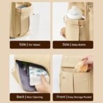 StarAndDaisy Baby Diaper Bag for Mothers/Mom Travel Maternity Backpack with Insulated Milk Bottle Pocket, Multi Compartments, Waterproof, Travel Friendly, Lightweight.. - Fast Shipping to USA & Canada - Image 5
