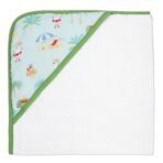 haus & kinder Terry Muslin Hooded Baby Towel (80x80 cm) ? Tropical Retreat, Multi, 1 Pc - Fast Shipping to USA & Canada - Image 6