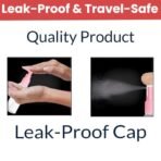 Temperia Travel Bottles for Toiletries (7pcs) - Refillable Empty Mini Containers with Pouch (Random Colors) - Travelling Accessories & Essentials Kit Set for Shampoo, Cosmetics, and More - Fast Shipping to USA & Canada - Image 5