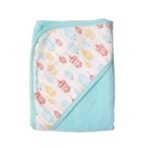 TIDY SLEEP Baby Woven Bath Towel with Muslin Hood and Muslin Face Cloth (Little Finder Lamp) - Fast Shipping to USA & Canada - Image 4