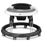 StarAndDaisy Walker for Kids 6 to 24 Months, Baby Walker Boy & Girl with 360? Rotational Wheels & Padded Seat, Foldable Walker for Kids for 1 Year with Adjustable (Black;) - Fast Shipping to USA & Canada - Image 2