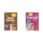 Slurrp Farm High Protein Chocolate Swirl Milk Mix 250g & Slurrp Farm Sathu Maavu 100% Natural Multigrain Health Mix 200g - Fast Shipping to USA & Canada - Image 2