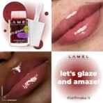 Lamel Let`s Glaze Hydrating Lip Oil - Chocolate cookies | High shine, Lightweight | Non sticky Juicy Tint | Lip Oil for Pigmented Lips | 4ml - Fast Shipping to USA & Canada - Image 6
