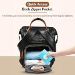 StarAndDaisy Baby Bag for Mother Travel/Diaper Bag with Insulated Baby Bottle Pocket/Diaper Bag for Mothers for Travel with Multi Compartments, Waterproof Diaper Bags for Mom, 24lt capacity - Fast Shipping to USA & Canada - Image 5