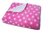 First Kick Baby Blankets New Born Combo Pack of Polka Printed Wrapper Durable Polyester Towel Cum Baby Sleep Crib Wrapping Sheet (100 cm x 75cm, 0-12 Months) Pack of 2 - Fast Shipping to USA & Canada - Image 5
