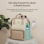 StarAndDaisy Baby Bag for Mother Travel/Maternity Bag with Multi-Compartments, Insulated Bottle Pockets, Waterproof ? Brown - Fast Shipping to USA & Canada - Image 5