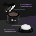 Gleva Hairline Powder Instantly Conceals Hair Root Touch Up Hair Powder, Hair Toppers for Women & Men, Hair Fibers for Thinning Hair Non Sticky, Root Cover Up, Stain-Proof Long Lasting. (Medium Brown) - Fast Shipping to USA & Canada - Image 6
