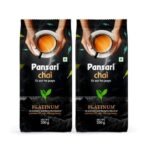 Pansari Platinum Premium CTC Chai with 17% Long Leaves Tea | Assam & Darjeeling Blend Tea | 500g (250g x 2) Pack | Bold, Rich Aroma for an Authentic Chai Experience - Fast Shipping to USA & Canada - Image 2
