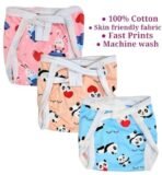 First Kick Unisex-Child Cotton Printed Presents Summer Wear Baby Clothes 5Pcs Sets Baby Cotton/Summer Suit Infant Clothes First Gift for, Multi - Fast Shipping to USA & Canada - Image 4
