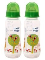 Mee Mee Premium Baby Feeding Bottle, 250ml, Green (Pack of 2) - Fast Shipping to USA & Canada - Image 2