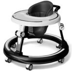 StarAndDaisy 360? Baby Walker with Adjustable Height/Walker for Kids 6-24 Months with Multi-Functional, Anti-Rollover & Foldable Design, Baby Boys & Girls (Black) - Fast Shipping to USA & Canada - Image 2