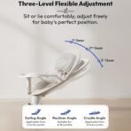 StarAndDaisy Swing Rocker for Baby with Automatic 5- Level Swing ? Infant & Toddler Rocking Chair with 3-Level Adjustable Backrest, & Remote Control -White - Fast Shipping to USA & Canada - Image 6