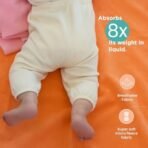 Tidy Sleep Instadry Anti-Piling Fleece Extra Absorbent Quick Dry Sheet for New Born Babies, Cotton Bed Protector Mattress Pack of 1 Navy Blue X-Large (220x140) cm - Fast Shipping to USA & Canada - Image 6