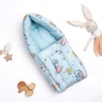 Haus & Kinder 3 in 1 Baby Sleeping Bag & Carry Nest | Cotton Bedding Set for Infants & New Born Baby | Portable/Travel & Skin Friendly | 0-3 Months (Spacewalk) - Fast Shipping to USA & Canada - Image 3