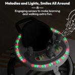 StarAndDaisy Baby Walkers for 6-18 Month Baby Boy Girl / 360? Walker for Kids with RGB Light, 7 Level Height Adjustment/Baby Walker with Switchable Food & Musical Toy Tray. - Fast Shipping to USA & Canada - Image 3