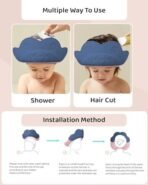 StarAndDaisy Baby Shower Cap Shield, Adjustable Shower Cap for Kids, Visor Hat for Eye and Ear Protection for 0-9 Year Old Baby. - Fast Shipping to USA & Canada - Image 5