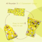 Infantbond Born Baby Bed with Net & Carry Bag (Yellow Teddy) ? Fast Shipping to USA & Canada - Image 7