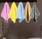 First Kick Microfiber Coral Fleece Baby Face Towels, Soft and Absorbent Wash Clothes for Newborns, Infants and Toddlers, Gentle on Delicate Skin for Face Hands and Body, 10x10 Inch (10 Pcs) - Fast Shipping to USA & Canada - Image 3