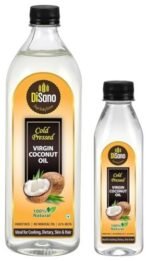 DiSano Cold Press Virgin Coconut Oil Bottle, 500 ml & DiSano Cold Pressed Virgin Coconut Oil, 250 ml - Fast Shipping to USA & Canada - Image 2