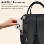 StarAndDaisy Baby Bag for Mother Travel/Maternity Bag with Multi Compartments, Insulated Bottle Pockets, Waterproof, 30L Capacity ? Black Brown - Fast Shipping to USA & Canada - Image 5