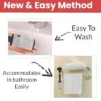 TEMPERIA (1pc) Foot Scrubber for Dead Skin - Double Sided Pedicure Kit for Women - Feet File Scrub Tools, Heel Scraper Filer & Leg Cleaner Brush - Easy to Use (Multicolour) (HF771) - Fast Shipping to USA & Canada - Image 5