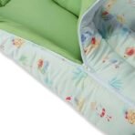 Haus & Kinder Cotton Poplin 3 in 1 Baby Carry Nest Cum Sleeping Bag - Baby Sleeping Nest Multi Color | Carry Nest for New Born Baby to 6 Months, Perfect Size for Your Baby 67*30Cm, Sunny Citrus Splash - Fast Shipping to USA & Canada - Image 5