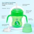 Mee Mee Baby Trainer Sippy Cup | Soft Spout, Leakproof Sipper for Toddlers | Dual Handle for Easy Grip | Non -Toxic, Lightweight & BPA Free, Green (150 Ml) - Fast Shipping to USA & Canada - Image 4