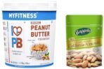 MYFITNESS Original PB Crunchy 1250g | Protein & Happilo Almonds 200g - Fast Shipping to USA & Canada - Image 2