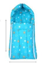 Infantbond Baby Mattress with Net & Sleeping Bag (Blue Star) ? Fast Shipping to USA & Canada - Image 6