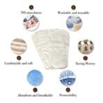Mom cares inserts for cloth nappies,reusable diapers,cotton langot.Nappy liners are wetfree,reusable,washable.Ideal for newborn,baby,infant, toddlers (0-24 months).(pack of 4) - Fast Shipping to USA & Canada - Image 5