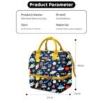 StarAndDaisy Travel Diaper Bag for Mothers ? Stylish Handcrafted Bag with Insulated Compartment, Multiple Pockets & 12L Enhanced Capacity for Newborn Essentials - Space Print - Fast Shipping to USA & Canada - Image 6