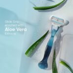 Gillette Venus Snap Hair Remover| Women Body Razor|Compact case|Soap gel bar with avocado & Gillette Venus Hair Removal Razor for Women with Aloe Vera, 1 Pc - Fast Shipping to USA & Canada - Image 5