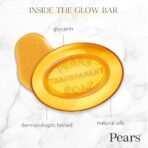 Pears Pure & Gentle Soap Bar (Combo Pack of 3) - With Glycerin for Soft, Glowing Skin & Body, Paraben-Free Body Soaps For Bath Ideal for Men & Women - Fast Shipping to USA & Canada - Image 4