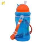 1st Step 360 ml Polypropylene BPA Free Sport Straw Sipper Cup with Detachable Straps and Straw Lid (Blue) - Fast Shipping to USA & Canada - Image 4