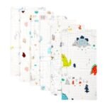 Infantbond Muslin Burp Cloths (Pack of 6, 100% Cotton) ? Fast Shipping to USA & Canada - Image 2