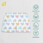 1ST STEP 100% Soft Muslin Cotton Baby Shorts - Pack of 4 - Set 1-0-3 Months - Fast Shipping to USA & Canada - Image 4