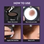 Gleva Hairline Powder Instantly Conceals Hair Root Touch Up Hair Powder, Hair Toppers for Women & Men, Hair Fibers for Thinning Hair Non Sticky, Root Cover Up, Stain-Proof Long Lasting. (Medium Brown) - Fast Shipping to USA & Canada - Image 7