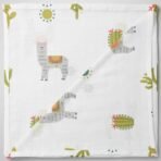 1ST STEP Muslin Swaddle 60cm*75cm (Pack of 2) Lama, Donuts - Fast Shipping to USA & Canada - Image 5